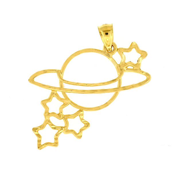 14K GOLD STATE MAP CHARM - LOUISIANA #5090