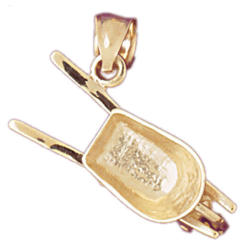 14K GOLD STATE MAP CHARM - LOUISIANA #5090