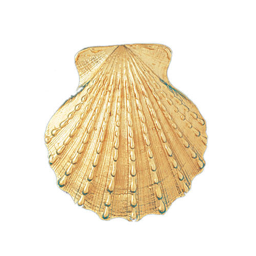 14K GOLD NAUTICAL CHARM - SHELL #S72